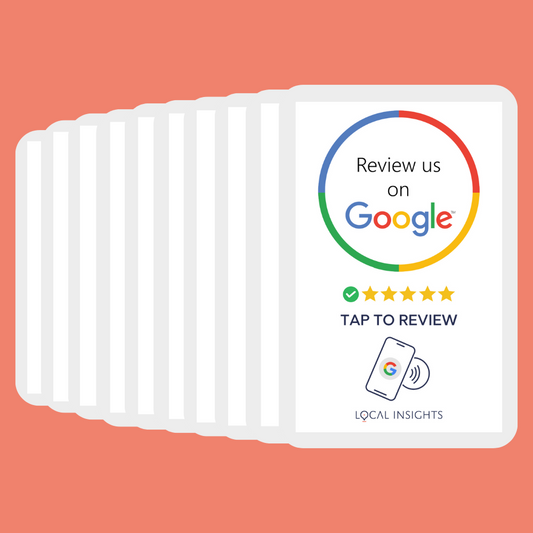 Pro Deal: 10 Google Review Cards Plus Free Postage