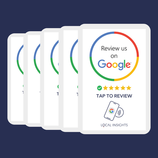 5 Google Tap To Review Cards Plus Free Postage